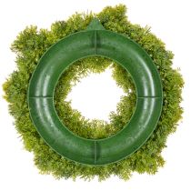 Product Artificial Green Moss Wreath for Table or Door Decoration 28cm