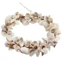 Product Shell wreath shell decoration hanging decoration maritime Ø33cm 60cm
