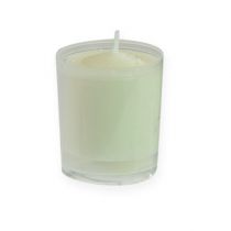 Product Refill candle for grave light white H5.8cm 20 pieces