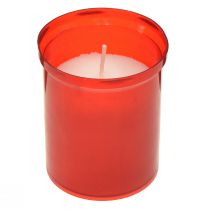 Product Refill candles for grave lights red H6.5cm 22h 15pcs