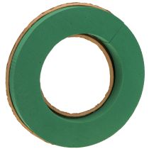 Product Wet floral foam wreath base made of cardboard Ø25cm 2 pcs