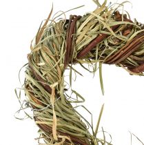 Product Natural Wreath for Hanging Vine Wreath Hay Heart 25x25cm 3 Pcs