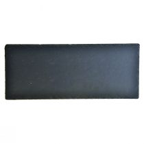 Product Natural slate plate rectangular stone tray black 30×12.5cm 4pcs