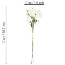 Product Kunstnelken Bouquet White 40cm, 4 Bunches