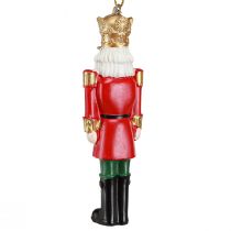 Product Nutcracker Pendant Christmas Decorations 4-Piece Set, Red Green Gold, 10cm