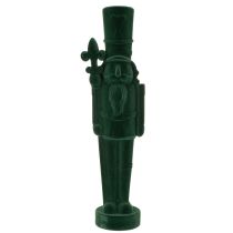 Product Flocked Nutcracker Standing Figurine 77 cm Dark Green Indoor Decoration
