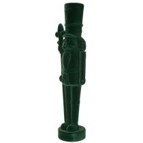 Product Flocked Nutcracker Standing Figurine 77 cm Dark Green Indoor Decoration