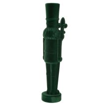 Product Flocked Nutcracker Standing Figurine 77 cm Dark Green Indoor Decoration