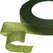 OASIS® Flower Tape, flower tape, self-adhesive, moss green W13mm L27.5cm 2pcs