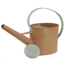Product Metal decorative watering can, vintage look, light brown, 52.5cm - planter for table decoration &amp; summer decoration
