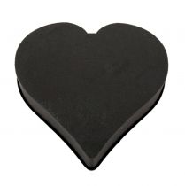 Heart plug-in foam black 33cm 2pcs wedding decoration