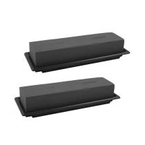 OASIS® Black Table Deco Medi Floral Foam 4 pcs