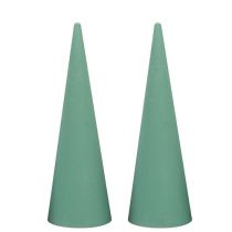 Product Floral foam cone wet floral foam H40cm 2 pcs