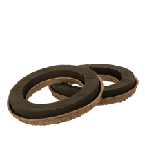 Product OASIS® Renewal® Floral Foam Biolit® Ring with Tray, 31 cm, Black, Pack of 2