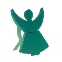 Product Floral foam angel with standee floral foam 45cm x 34cm