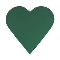 Product Floral foam heart 3D floral material green 38cm x 37cm x 8cm 2 pcs