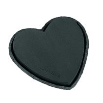 Product Floral foam heart black 17cm 2 pcs wedding decoration