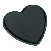 Product Floral foam heart black 33cm 2 pcs wedding decoration