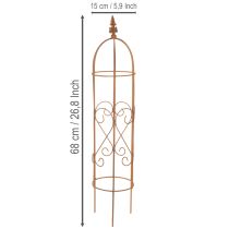 Product Garden trellis, climbing aid for roses and other climbing plants, ideal garden design, 108cm, set of 2.