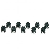 Orchid Clips Plastic Green Pack of 10
