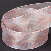 Product Organza ribbon, chiffon ribbon, jungle orange, 40mm, 15m
