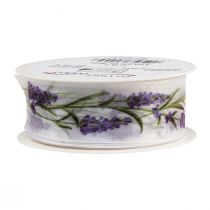 Product Organza ribbon chiffon ribbon decorative ribbon lavender 40mm 20m