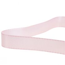 Deco ribbon gift ribbon pink ribbon selvedge 15mm 3m