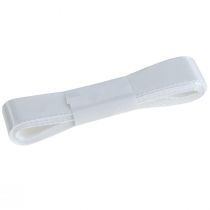 Product Decorative ribbon gift ribbon white ribbon selvedge 25mm 3m 10pcs