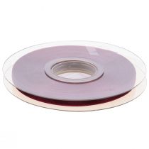 Product Organza ribbon Bordeaux nylon ribbon 6mm 50m