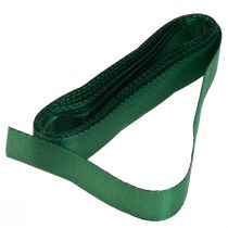 Product Decorative ribbon green gift ribbon selvedge dark green 15mm 3m