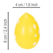 Product Easter eggs for hanging, assorted colors, 6cm, 12 pieces