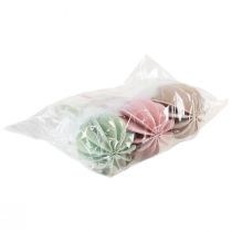 Product Easter Bunny Table Decoration Wooden Rabbit Colored 5.5×15cm 3 Pcs