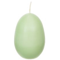 Product Easter candles, egg-shaped, green, 9cm, 20h, 6 pieces