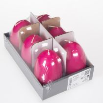 Product Egg candle for spring, ideal table decoration, Easter decoration and gift ideas, 9cm, 20h, 6 pieces