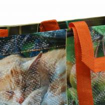 Shopping bag with handles picnic plastic 45×20×44cm