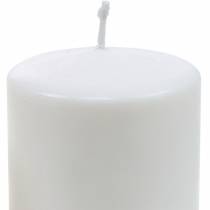 Product PURE pillar candle 130/70 natural wax candle with rapeseed wax candle decoration