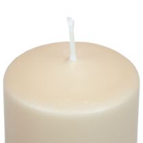 Product PURE pillar candle beige Wenzel candles light brown 90/70mm