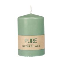 Product PURE pillar candle green emerald Wenzel candles 90/60mm