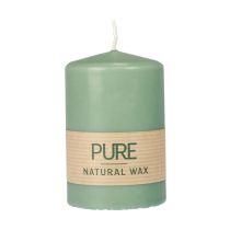 Product PURE Pillar Candle Green Emerald Wenzel Candles 90/60mm