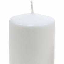 Product Pure pillar candle 130/60 natural wax candle sustainable stearin and rapeseed