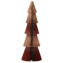 Paper Christmas tree small burgundy H30cm