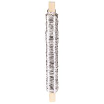 Product Paper cord wire wrapped Ø0.8mm 22m silver