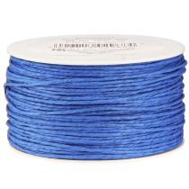 Paper cord wire wrapped Ø2mm 100m Blue