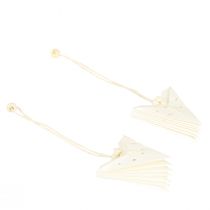 Product Paper Star Christmas Ornaments White 10cm Set of 8 Decorations