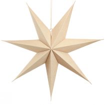 Product Paper star natural with jute for lighting 60cmx15cm