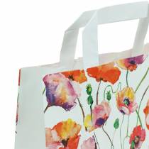 Paper bag poppy 22cm x 10cm x 28cm 25pcs