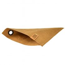 Product Paper bag for flowers flower bag leather look 10x20cm