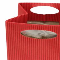 Product Paper Bag Flowerpot Planter Red 10.5cm 12 Pcs