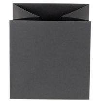 Product Pumpkin Face Paper Bags for Halloween Decoration, 10.5cm, Black and Orange, Set of 6