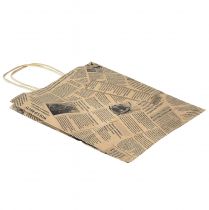 Product Paper carrier bags paper bags gift bags 18x9cm newspaper 50pcs